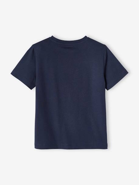 T-shirt dinosaure garçon beige+bleu nuit 5 - vertbaudet enfant 