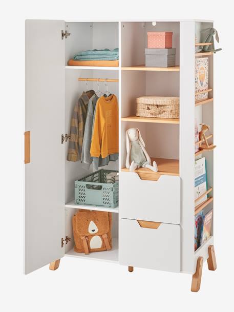 Armoire LIGNE PIROUETTE BLANC 6 - vertbaudet enfant 