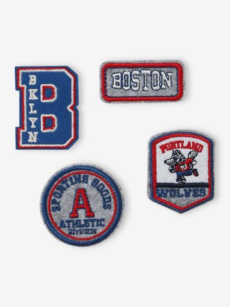 Garçon-Accessoires-Patch thermocollant-Lot de 4 badges thermocollants garçon