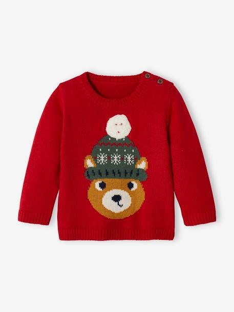 Bébé-Pull de Noël bébé motif ours