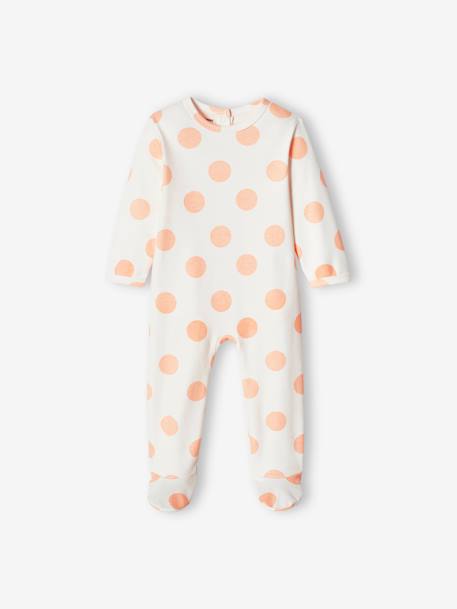 Lot de 3 dors-bien basic bébé en interlock BASICS lilas poudré 5 - vertbaudet enfant 