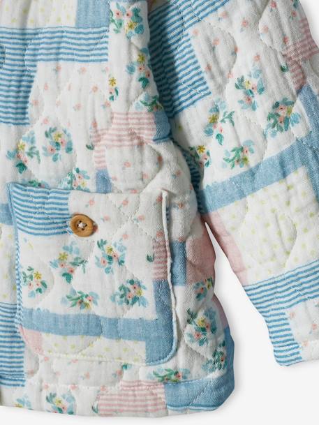 Veste matelassée bébé en gaze de coton blanc 6 - vertbaudet enfant 