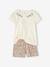 Lot pyjama + pyjashort bohème fille vieux rose 2 - vertbaudet enfant 