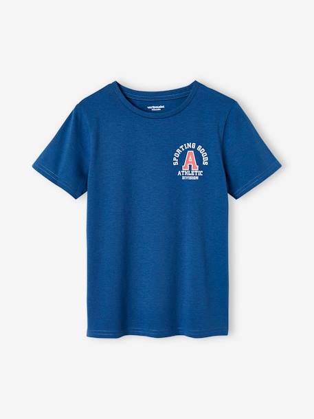 T-shirt team sport Basics garçon bleu roi 3 - vertbaudet enfant 