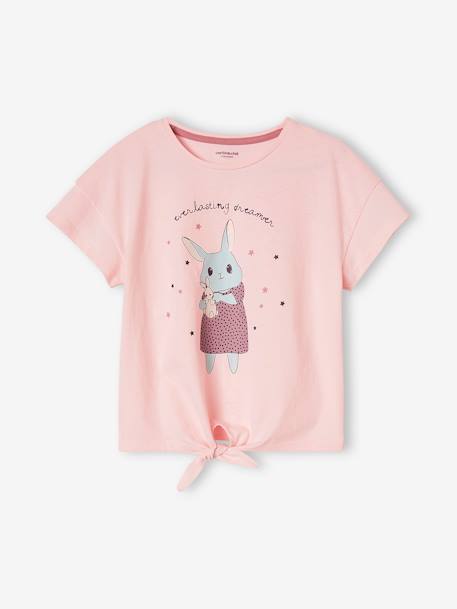 Pyjama large fille lapin rose pâle 3 - vertbaudet enfant 