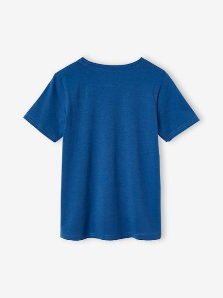 T-shirt team sport Basics garçon bleu roi 4 - vertbaudet enfant 