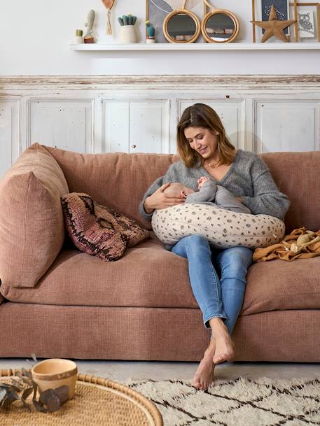 Housse pour coussin d'allaitement imprimé fleuri 3 - vertbaudet enfant 