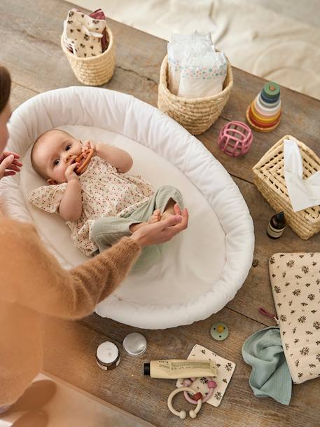 Panier à langer en feuilles de maïs naturel 2 - vertbaudet enfant 