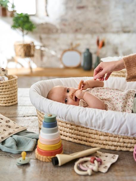 Panier à langer en feuilles de maïs naturel 3 - vertbaudet enfant 