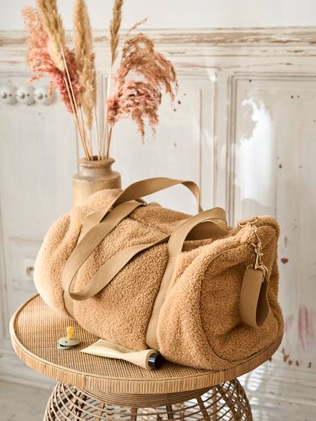 Sac à langer Baby Roll en peluche beige 2 - vertbaudet enfant 