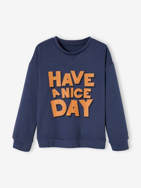 Garçon-Pull, gilet, sweat-Sweat message "Have a nice day" garçon