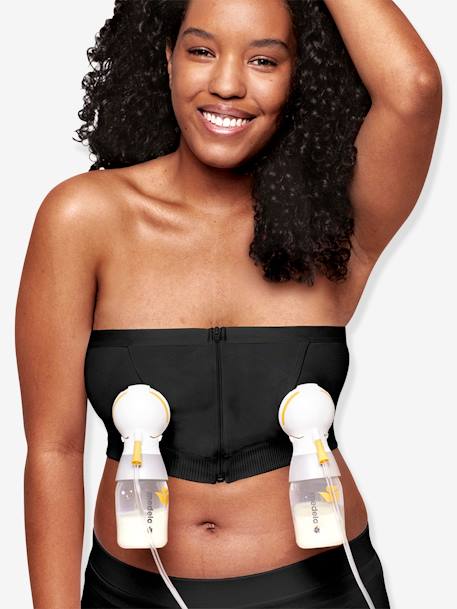 Bustier d’expression MEDELA Hands-free pour lait maternel noir 1 - vertbaudet enfant 