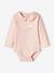 Body manches longues col claudine bébé rose pâle 2 - vertbaudet enfant 