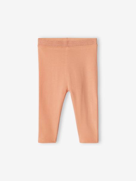 Legging bébé fille ceinture pailletée Oeko-Tex® abricot+marine 1 - vertbaudet enfant 