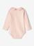 Body manches longues col claudine bébé rose pâle 3 - vertbaudet enfant 