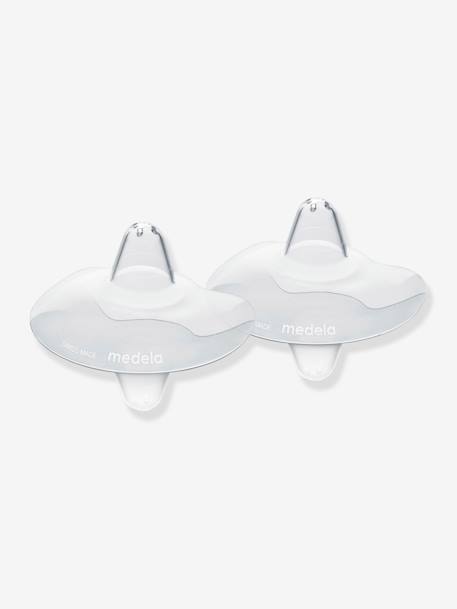 Lot de 2 bouts de sein MEDELA Contact taille M transparent 1 - vertbaudet enfant 