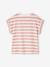 T-shirt rayé personnalisable fille rayé rose 3 - vertbaudet enfant 