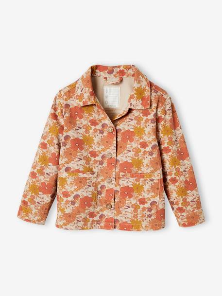 Veste imprimée fleurs fille  - vertbaudet enfant