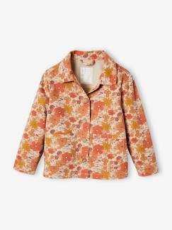 -Veste imprimée fleurs fille