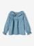 Chemise denim à collerette motifs fleurs fille double stone 1 - vertbaudet enfant 