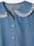 Chemise en jean col claudine fille manches courtes stone 5 - vertbaudet enfant 