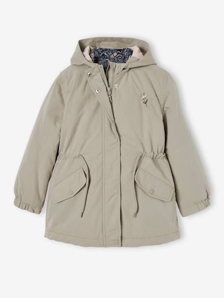 Fille-Manteau, veste-Manteau, parka, blouson-Parka 3 en 1 mi-saison fille