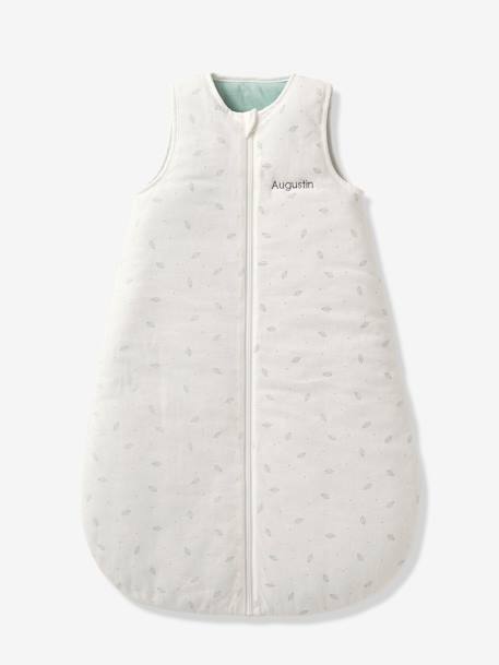 Gigoteuse ouverture centrale Dreamy en coton bio* personnalisable caramel+écru 5 - vertbaudet enfant 