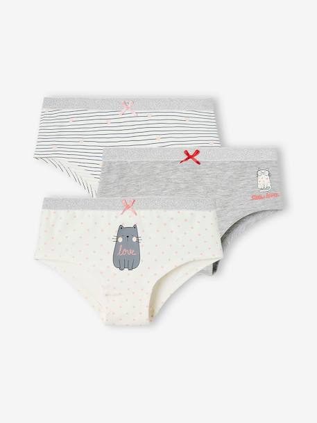 Culotte courte en coton pour fille de 2 à 10 ans, sous-vêtement