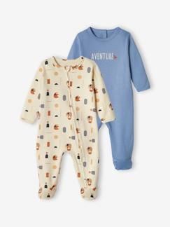 Bébé-Pyjama, surpyjama-Lot de 2 dors-bien "aventure" bébé garçon interlock