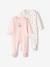 Lot de 2 dors-bien 'cerise' bébé fille interlock rose pâle 1 - vertbaudet enfant 