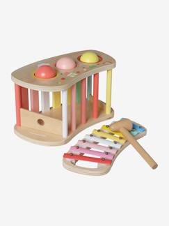 Sundaymot Jouet Montessori Educatif 1 an, 4 en 1 Jouet Xylophone Bebe,  Jouet en Bois Jeux Motricite Bebe, Idée Cadeau Bébé 1 2 3 4 Ans -Version  Bus : : Jeux et Jouets