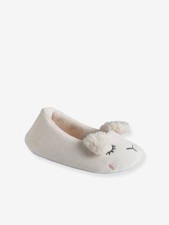 -Chaussons ballerine intérieur velours enfant