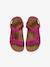 Sandales scratchées cuir fille fuchsia+lilas 5 - vertbaudet enfant 