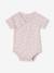 Lot de 3 bodies manches courtes bébé ouverture naissance lilas 3 - vertbaudet enfant 