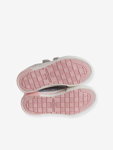 Baskets scratchées en toile enfant rose 7 - vertbaudet enfant 