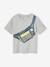 T-shirt sac banane trompe l'oeil garçon avec poche zippée gris chiné 3 - vertbaudet enfant 