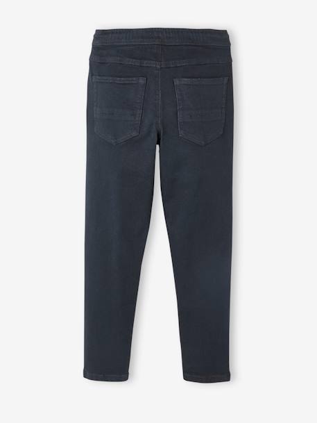 Pantalon slim couleur facile à enfiler garçon BEIGE+bleu nuit 12 - vertbaudet enfant 