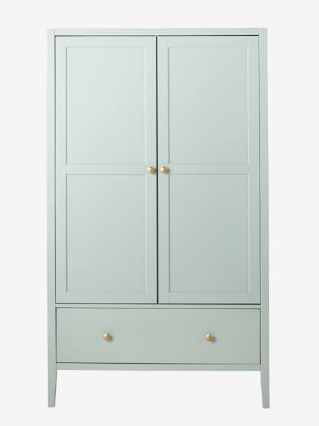 Armoire 2 portes LIGNE PARISIENNE vert de gris 3 - vertbaudet enfant 