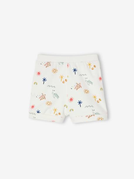 Lot de 2 shorts en molleton bébé bleu roi+vert d'eau 4 - vertbaudet enfant 