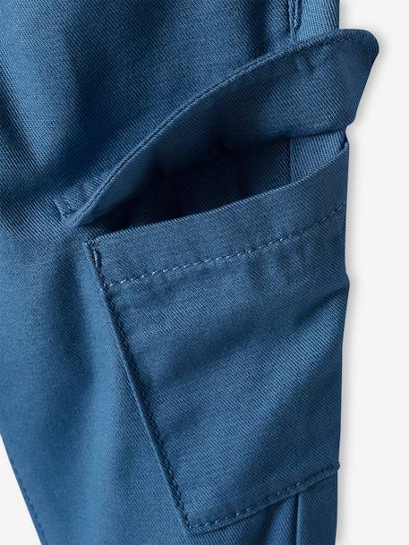 Pantalon battle bébé bleu jean+kaki 4 - vertbaudet enfant 