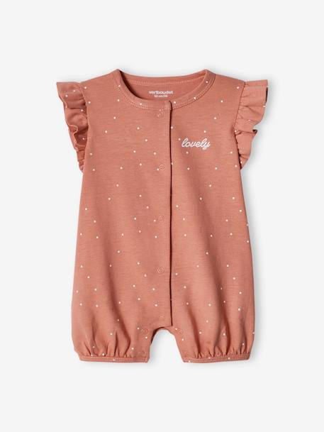 Lot de 2 combishorts 'lovely' bébé blush 2 - vertbaudet enfant 