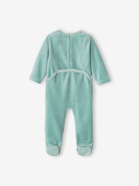 Pyjama bébé garçon Snoopy Peanuts® vert sauge 2 - vertbaudet enfant 