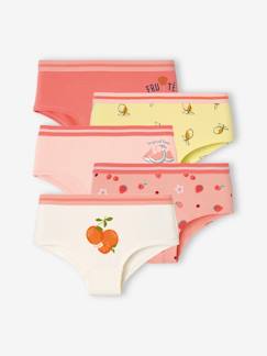 -Lot de 5 shorties fruits fille