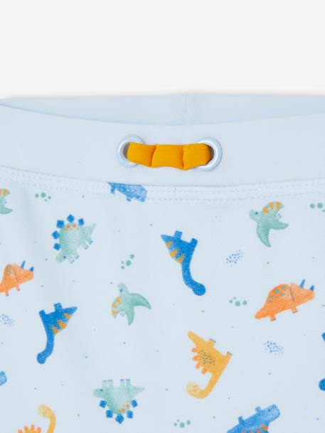 Boxer de bain imprimé dinos bébé garçon bleu glacier 3 - vertbaudet enfant 