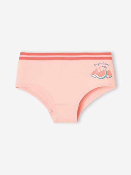 Lot de 5 shorties fruits fille pêche 4 - vertbaudet enfant 