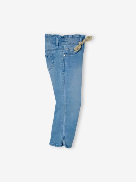 Pantacourt denim à noeud fille double stone+stone 4 - vertbaudet enfant 