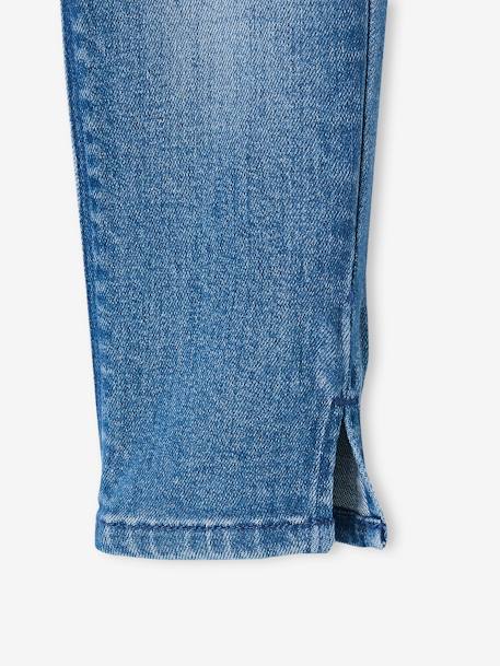 Pantacourt denim à noeud fille double stone+stone 14 - vertbaudet enfant 