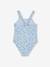 Maillot de bain 1 pièce imprimé citrons fille bleu ciel 2 - vertbaudet enfant 