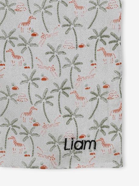 Foulard personnalisable imprimé savane bébé garçon écru 4 - vertbaudet enfant 