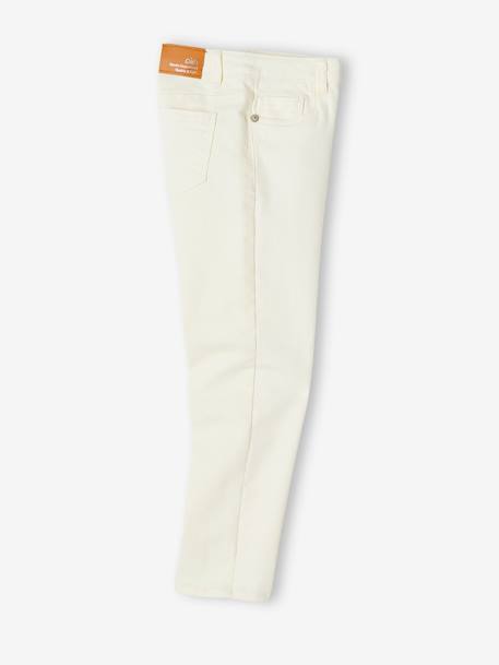 Pantalon Mom MorphologiK Fin fille écru+encre+pêche+rose poudré+vert sapin 4 - vertbaudet enfant 